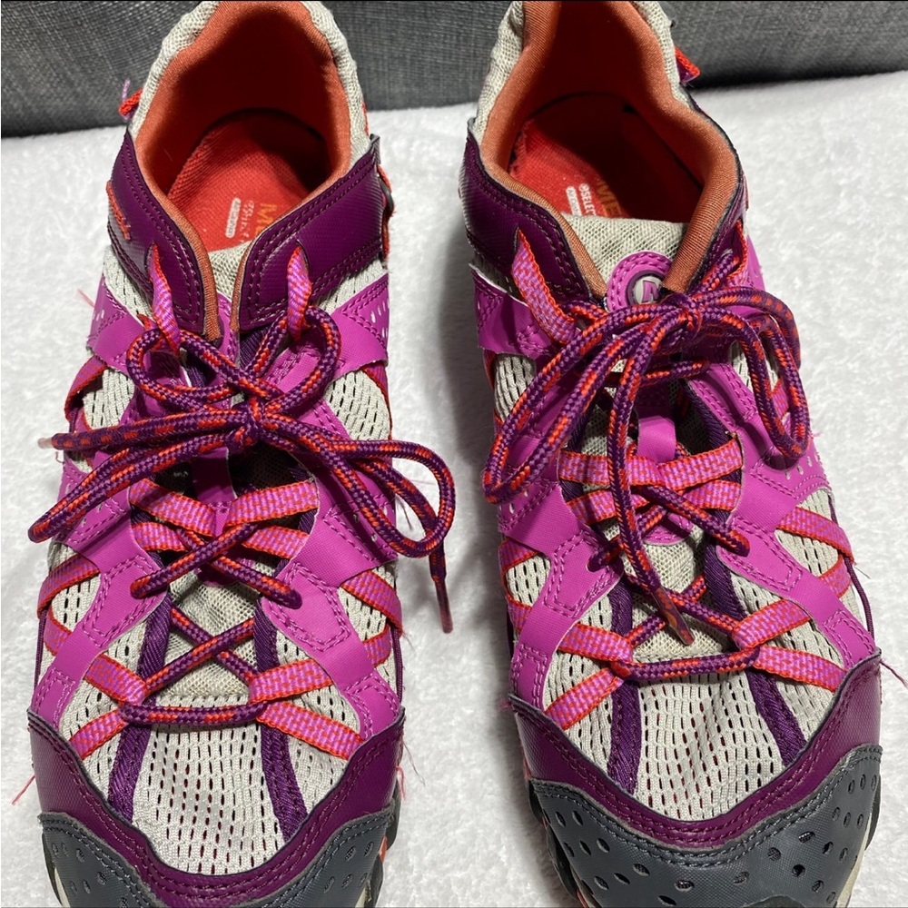 Merrell Waterpro Maipo J24598 Hiking Shoes Women's Sz 9 Aventurine Purple - Picture 3 of 11